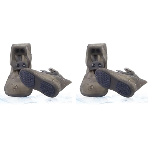 PALAY® Silicone Shoe Covers for Kids Men Women with Double-Breasted Anti-Slip and Waterproof Cover TPE Sole Wear-Resistant Reusable for Rainy Season Size 4-5 2 PCS PALAY® Silicone Shoe Covers for Kids Men Women with Double-Breasted Anti-Slip and Waterproof Cover TPE Sole Wear-Resistant Reusable for Rainy Season Size 4-5 2 PCS